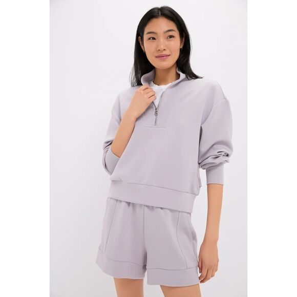 Varley Davidson Sweatshirt Raindrops Size Small Purple Lavender - Picture 1 of 10